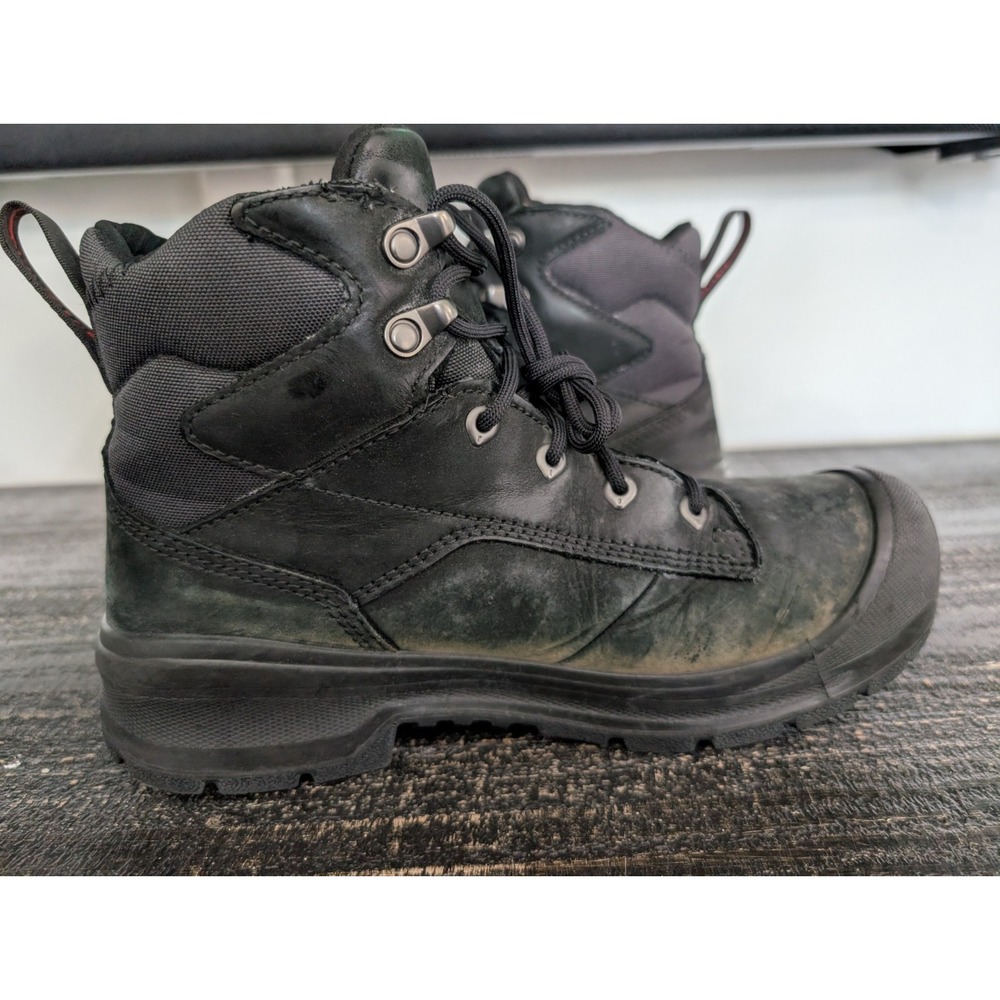 Red Wing Versapro Safety Toe Black Leather Work Boots 3029 Men's Size 7 D - Picture 8 of 11